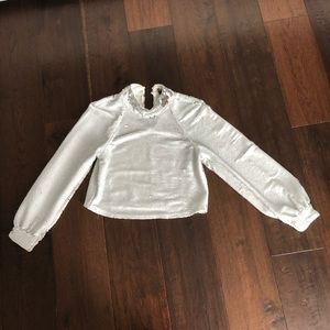 Zara sequin sweater